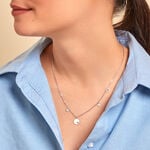 Collier Seyma Argent Blanc Oxyde De Zirconium - Colliers avec pierres Femme | Marc Orian