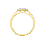 Bague Naveen Ld Or Jaune Diamant Synth&eacute;tique - Parures de mariage Femme | Marc Orian