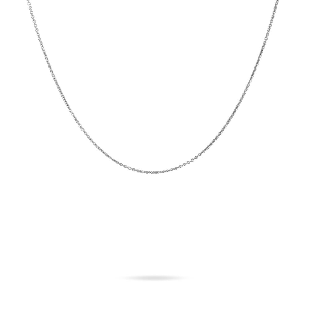 Cha&icirc;ne Ilda Maille For&ccedil;at Limee Or Blanc - Chaines Femme | Marc Orian