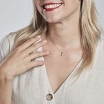 Pendentif Mabila Or Blanc Oxyde De Zirconium - Pendentifs Femme | Marc Orian