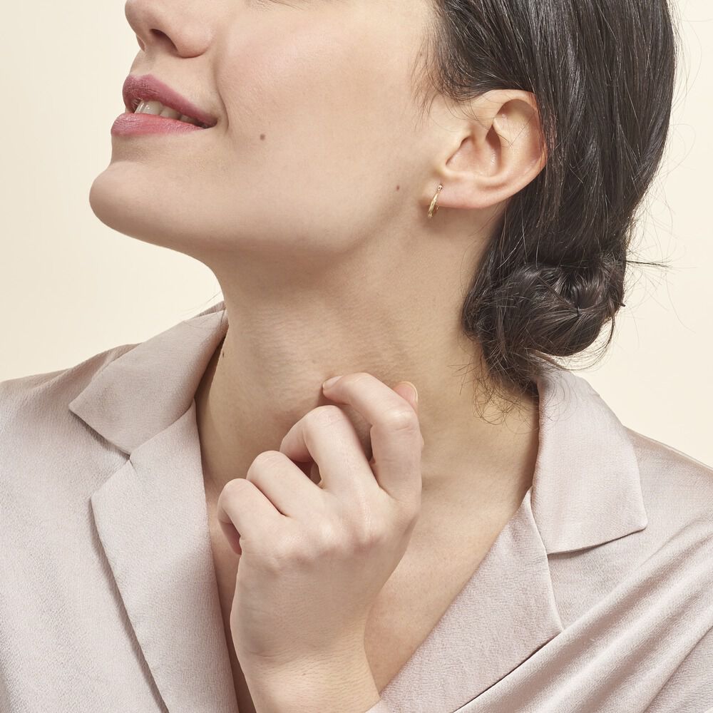 Créoles Or Jaune Anaitz - Créoles Femme | Marc Orian