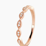 Bague Hestia Or Rose Oxyde De Zirconium - Bagues avec pierre Femme | Marc Orian