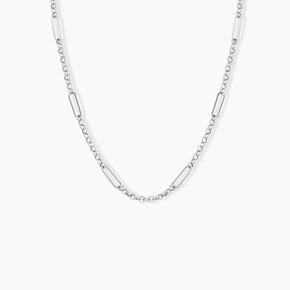 Collier Ben Argent Blanc - Chaines Homme | Marc Orian