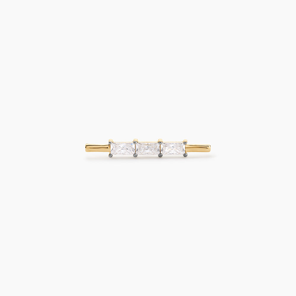 Bijou D'oreille Unitaire Alon Or Jaune Oxyde De Zirconium - Piercings d'oreilles Femme | Marc Orian
