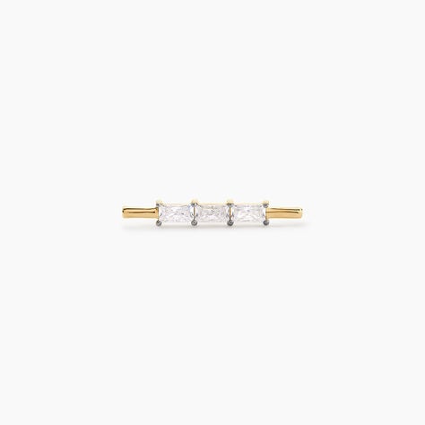 Bijou D'oreille Unitaire Alon Or Jaune Oxyde De Zirconium - Piercings d'oreilles Femme | Marc Orian