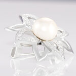 Broche Bonifacio Argent Blanc Oxyde De Zirconium - Broches Femme | Marc Orian