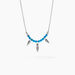 Collier Lottie Argent Blanc Turquoise - Colliers avec pierres Femme | Marc Orian