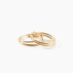Cr&eacute;oles Double Plaqu&eacute; Or Jaune - Cr&eacute;oles Femme | Marc Orian