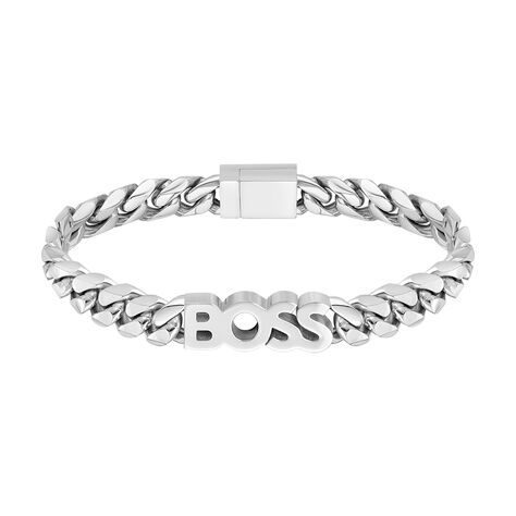 Bracelet Boss Kassy Acier Blanc - Bracelets cha&icirc;nes Homme | Marc Orian