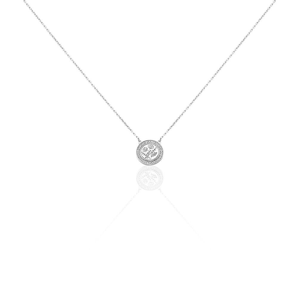 Collier Wolfilo Argent Oxyde - Colliers avec pierres Femme | Marc Orian