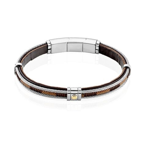 Bracelet Jourdan Egra Acier Bicolore - Fête des pères Homme | Marc Orian