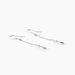Boucles D'oreilles Pendantes Felisia Argent Blanc Cristaux Swarovski - Pendantes Femme | Marc Orian