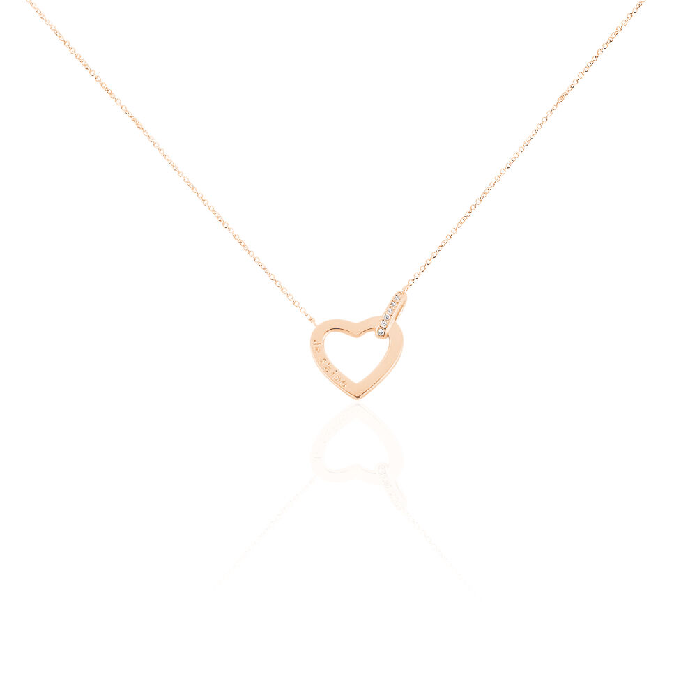 Collier Elanda Argent Rose Oxyde De Zirconium - Colliers avec pierres Femme | Marc Orian