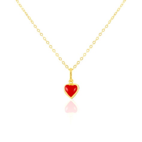 Collier Coralie Coeur Or Jaune - Colliers avec pierres Enfant | Marc Orian