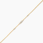 Bracelet Jo&euml;lle Argent Dor&eacute; A L'Or 750/1000 Topaze Oxyde De Zirconium - Bracelets cha&icirc;nes Femme | Marc Orian