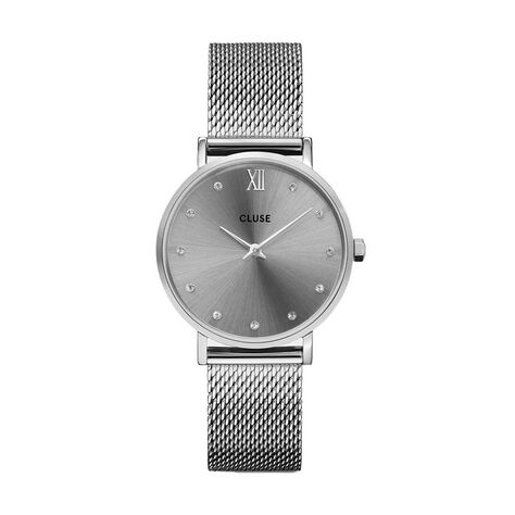 Montre Cluse Minuit Argenté - Montres étanches Femme | Marc Orian