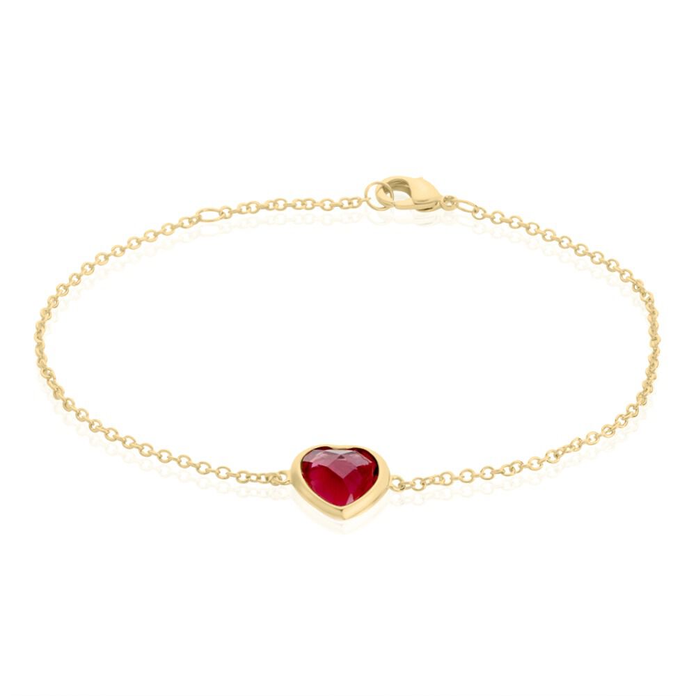 Bracelet Meurisse Plaqué Or Pierre Artificielle - Bracelets chaînes Femme | Marc Orian