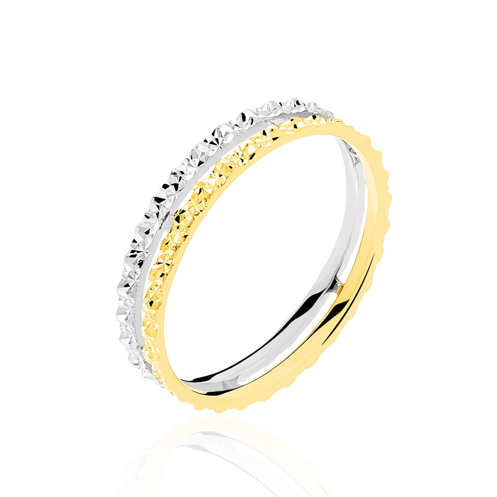 Alliance 2 Rangs Or Bicolore - Alliances personnalisées Femme | Marc Orian