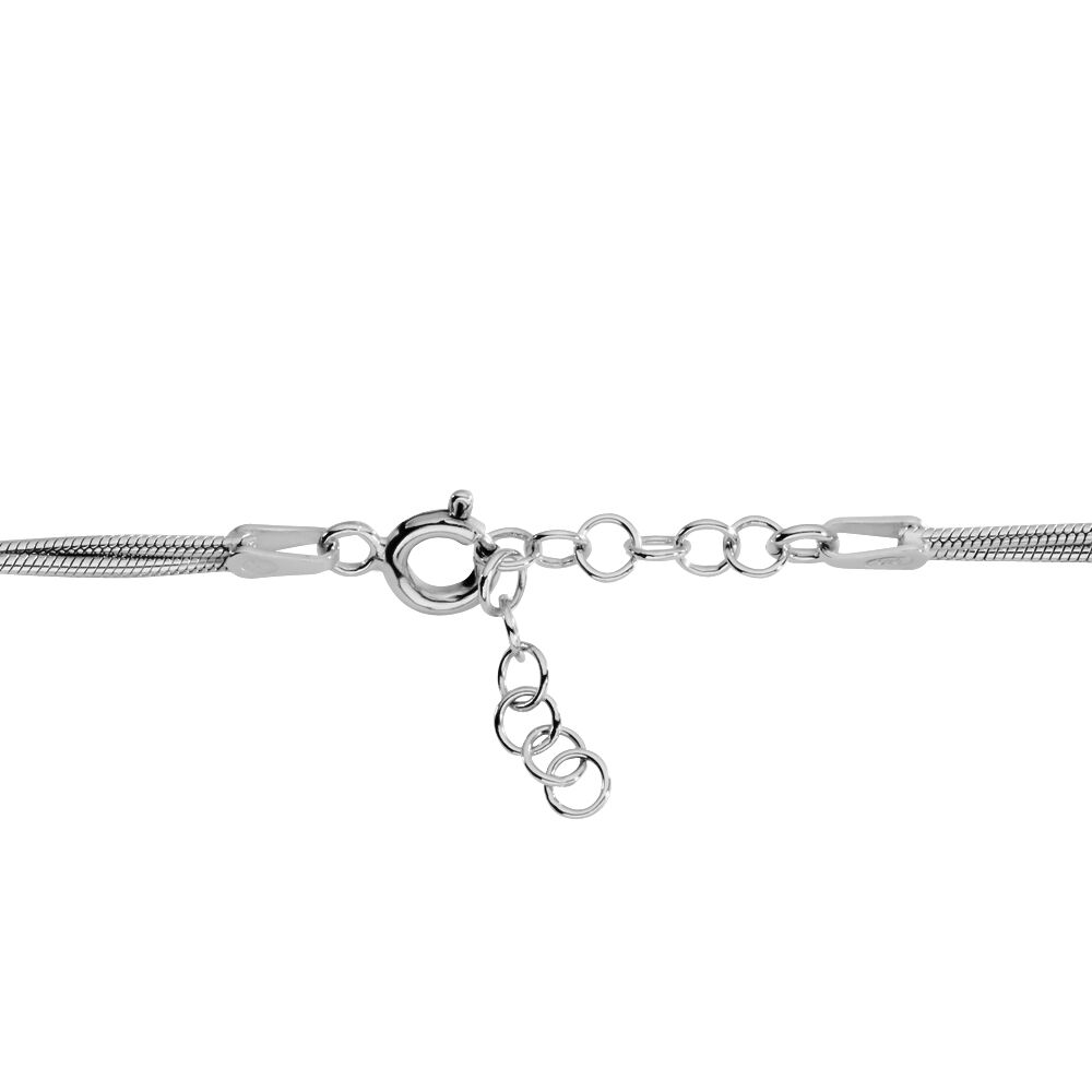 Bracelet Mariana Argent Blanc - Bracelets chaînes Femme | Marc Orian