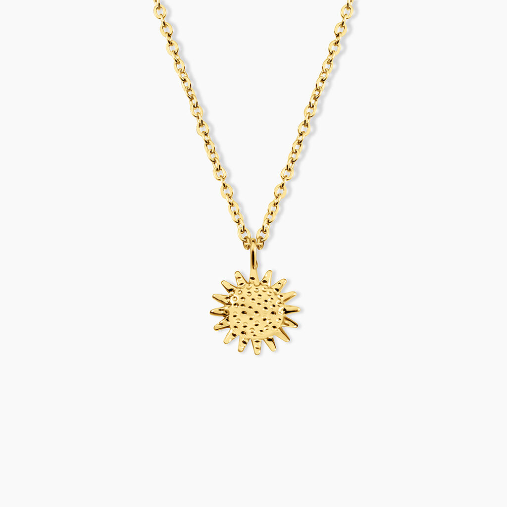 Collier Gomer Acier Jaune - Colliers fantaisie Femme | Marc Orian