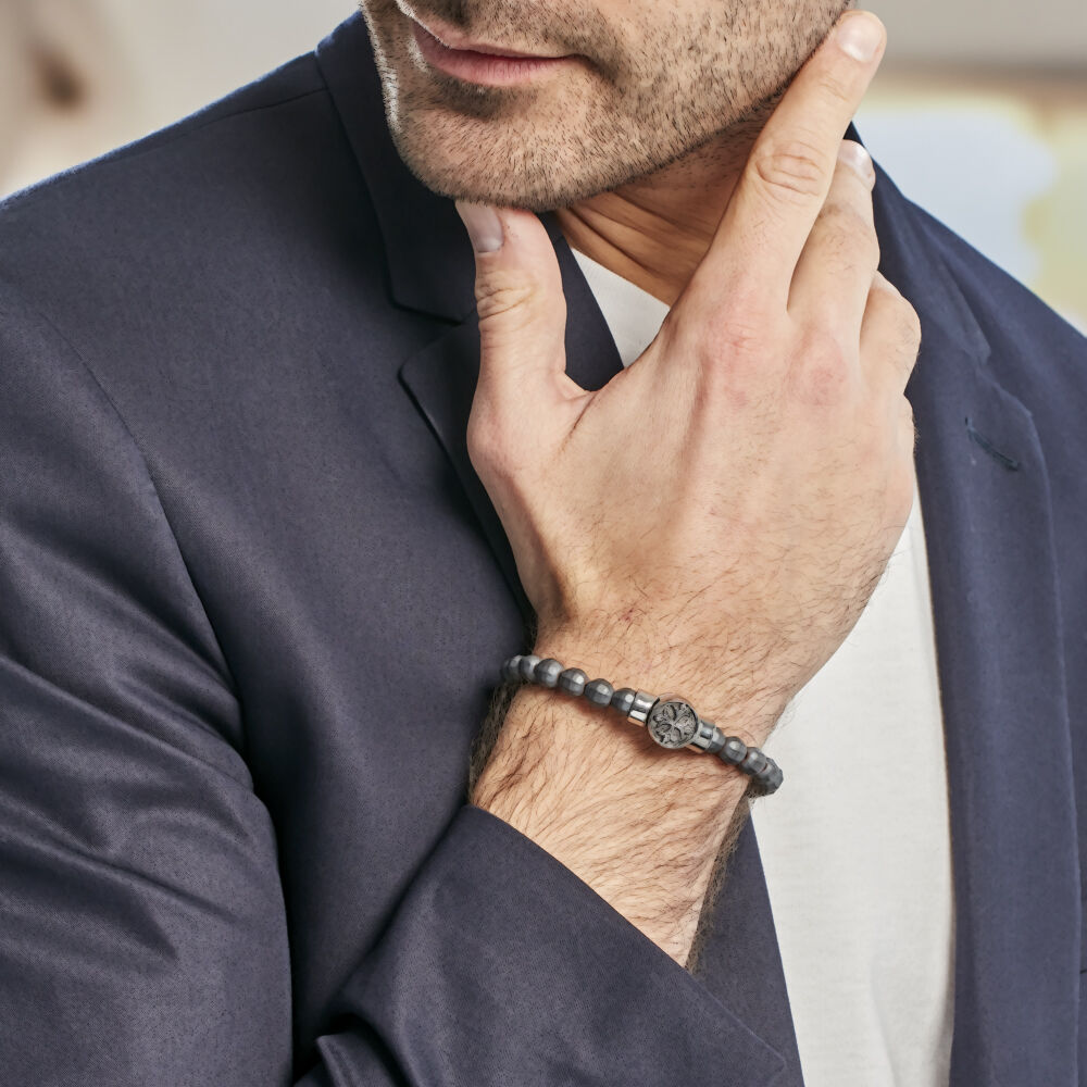 Bracelet Lisanne Acier Blanc - Bracelets Homme | Marc Orian