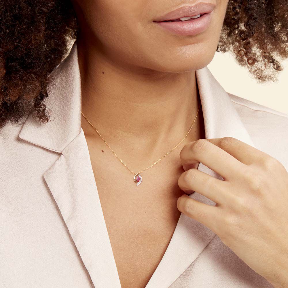 Collier Lydia Or Jaune Rubis - Colliers avec pierres Femme | Marc Orian