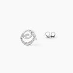Boucles D'oreilles Pendantes Carole Argent Blanc Oxyde De Zirconium - Pendantes Femme | Marc Orian