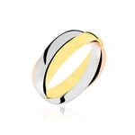 Alliance Entrelacee Ruban Plat Or Tricolore - Alliances duo Unisex | Marc Orian