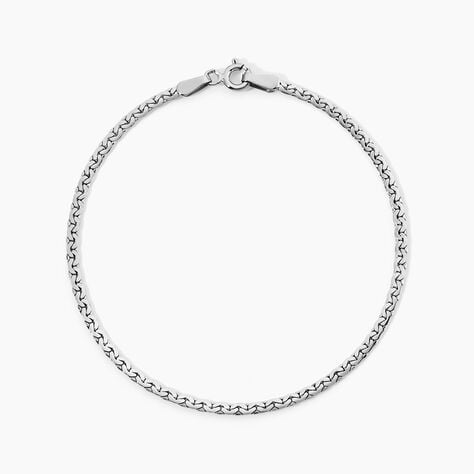 Bracelet Ivy Maille Haricot Or Blanc - Bracelets mailles Femme | Marc Orian