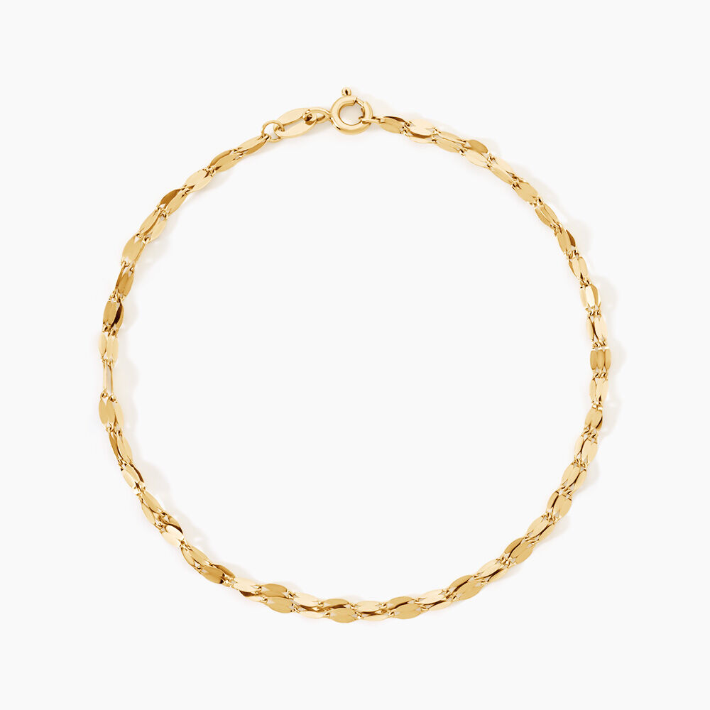 Bracelet Camelie Argent Dor&eacute; A L'Or 750/1000 - Bracelets cha&icirc;nes Femme | Marc Orian