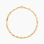 Bracelet Camelie Argent Dor&eacute; A L'Or 750/1000 - Bracelets cha&icirc;nes Femme | Marc Orian