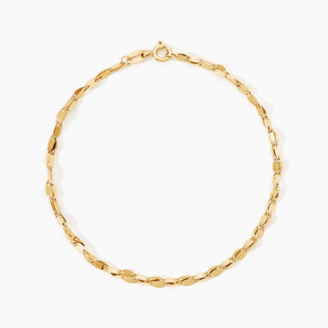 Bracelet Camelie Argent Dor&eacute; A L'Or 750/1000 - Bracelets cha&icirc;nes Femme | Marc Orian