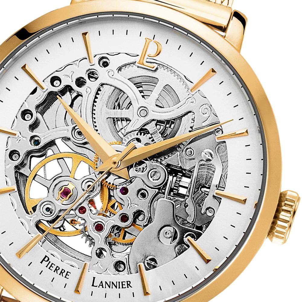 Montre Pierre Lannier Automatique 37 Argent - Montres automatiques Femme | Marc Orian