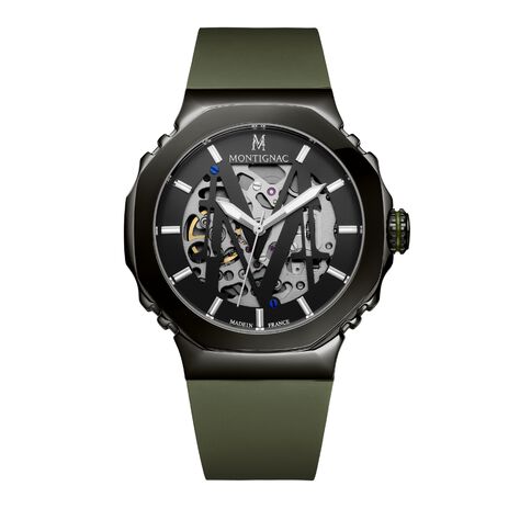 Montre Montignac Octagon Automatique Gris - Montres automatiques Homme | Marc Orian