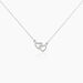 Collier Loving Argent Blanc Oxyde De Zirconium - Colliers avec pierres Femme | Marc Orian