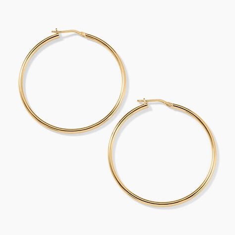 Cr&eacute;oles Verania Argent Dor&eacute; A L'Or 750/1000 - Cr&eacute;oles Femme | Marc Orian