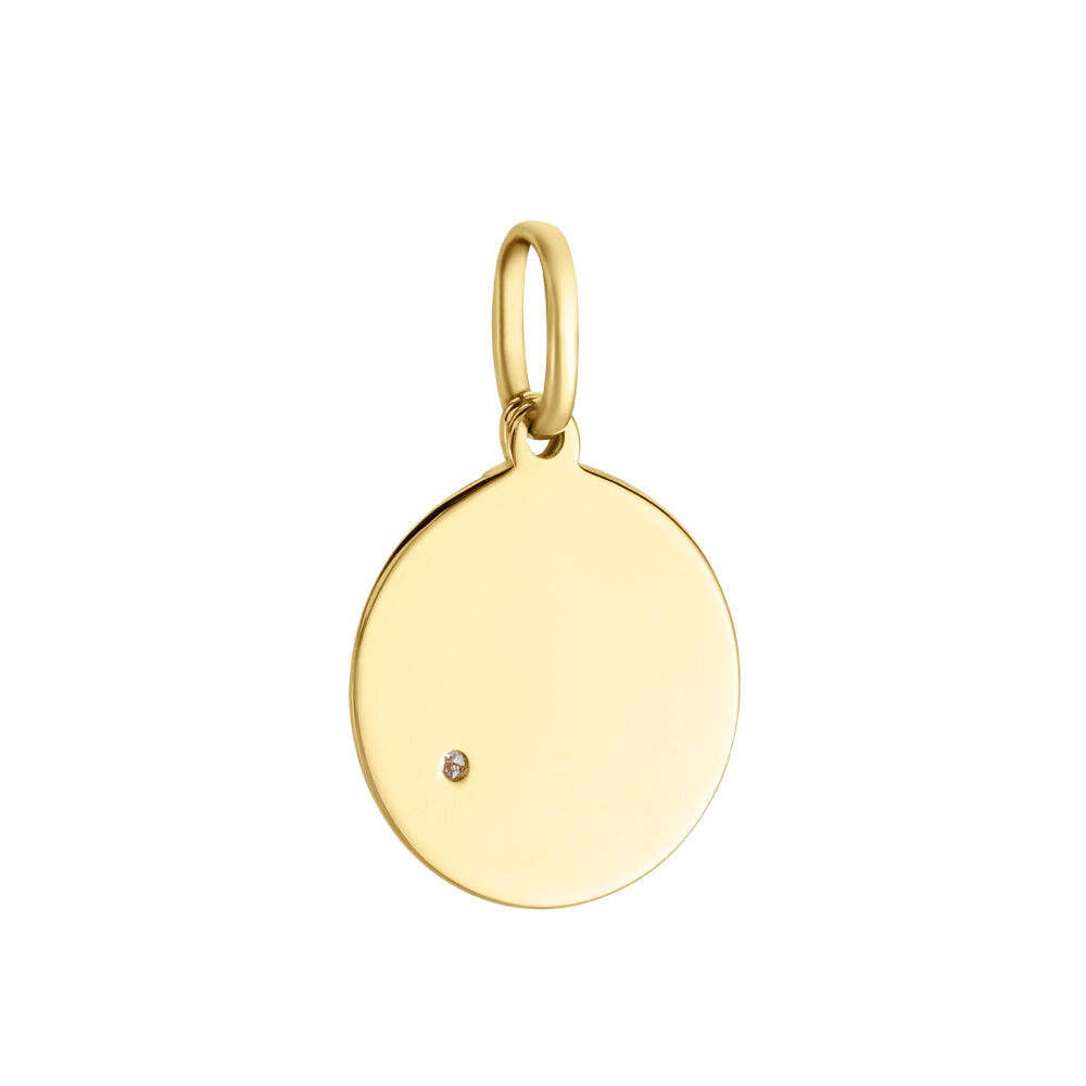 Pendentif Dezirinda Or Jaune Oxyde De Zirconium - Pendentifs Femme | Marc Orian