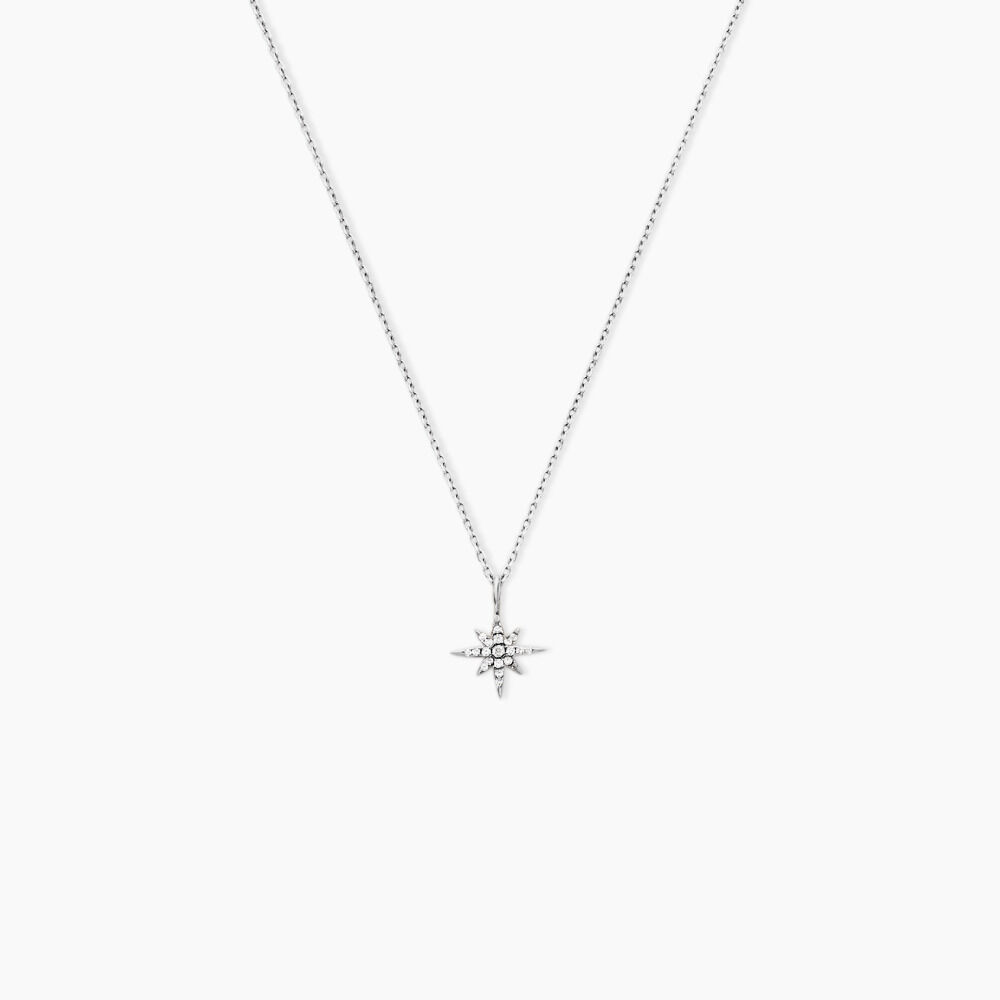 Collier Lysianne Argent Blanc Oxyde De Zirconium - Colliers avec pierres Femme | Marc Orian