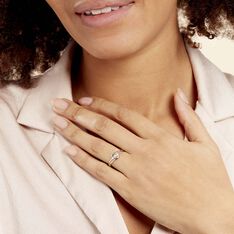 Bague Mayline Or Bicolore Diamant - Bagues fiançailles Femme | Marc Orian