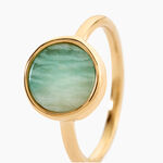 Bague Plaqu&eacute; Or Neassa Amazonite - Bagues de promesse Femme | Marc Orian