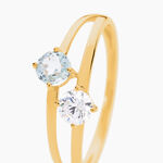 Bague Matija Or Jaune Topaze Oxyde De Zirconium - Bagues pierres fines Femme | Marc Orian