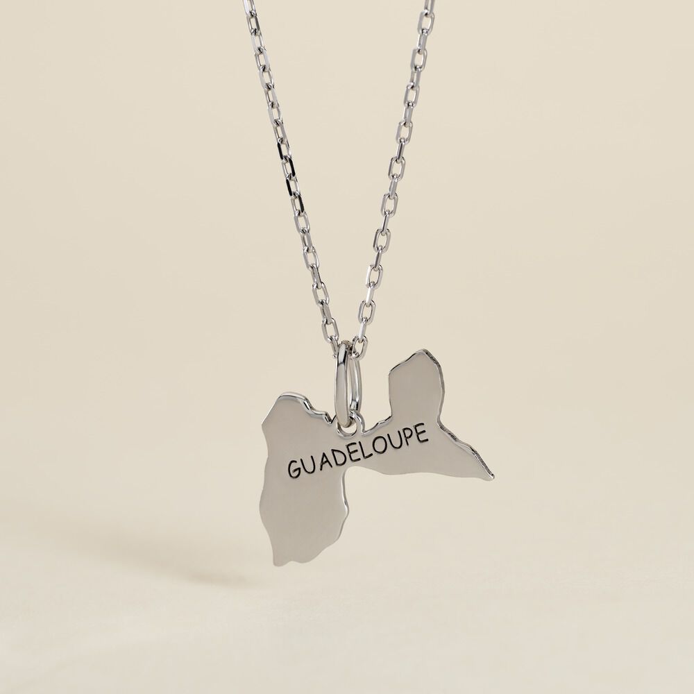 Pendentif Thea Argent Blanc - Bijoux fantaisie Famille | Marc Orian