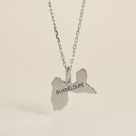 Pendentif Thea Argent Blanc - Bijoux fantaisie Famille | Marc Orian