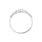 Bague Tokyo Or Blanc Oxyde De Zirconium - Bagues avec pierre Femme | Marc Orian