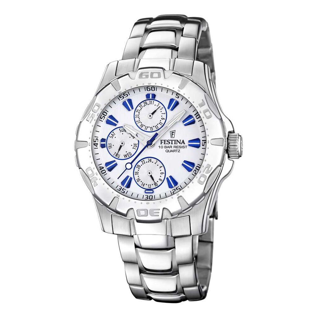 Montre Festina Multifonctions Argent - Montres sport Homme | Marc Orian