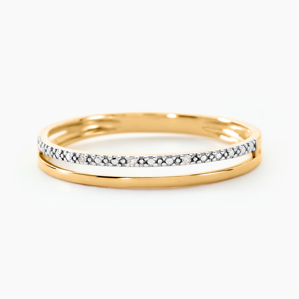 Bague Olena Or Jaune Diamant - Parures de mariage Femme | Marc Orian