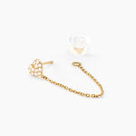 Boucles D'oreilles Pendantes Eclat D'amour Or Jaune Oxyde De Zirconium - Pendantes Femme | Marc Orian