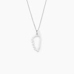 Pendentif Corsica Or Blanc - Pendentifs Famille | Marc Orian