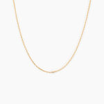 Cha&icirc;ne Igoa Maille For&ccedil;at Diamantee Or Jaune - Chaines Femme | Marc Orian