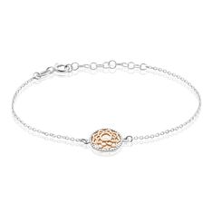 Bracelet Argent Bicolore Willard - Bracelets chaînes Femme | Marc Orian
